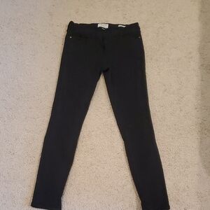 Frame Denim Black Slim Pants